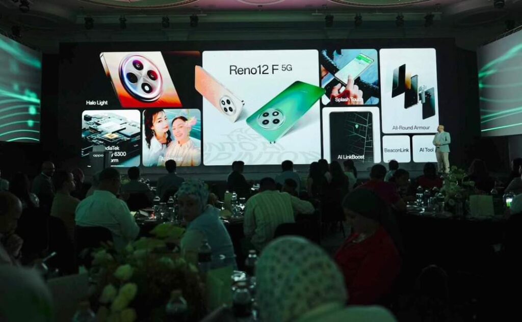 OPPO تُطلق Reno12 F 5G بتقنيات الذكاء الاصطناعي